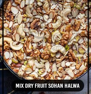 Mix dry fruit sohan halwa